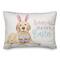 Happy Easter Puppy 20" x 14" Indoor / Outdoor Pillow